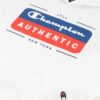 Champion Authentic Felpa Con Cappuccio Bianco Bambino