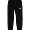 Nike club fleece rib cuff Pantaloni Tuta Neri Bambino