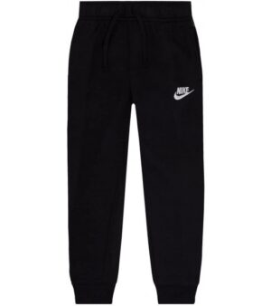Nike club fleece rib cuff Pantaloni Tuta Neri Bambino