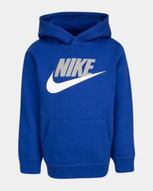 Nike Club Hoodie Felpa Con Cappuccio Blu Bambini Ragazzi