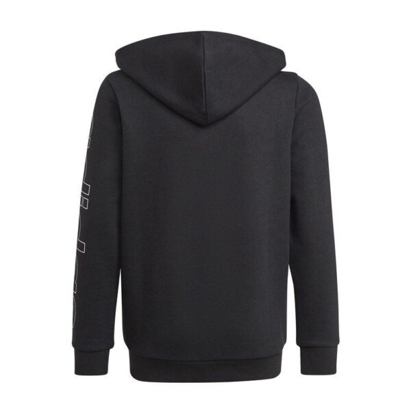 Adidas Essentials Hoodie Felpa Con Cappuccio Nera Bambino