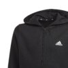 Adidas Essentials Hoodie Felpa Con Cappuccio Nera Bambino