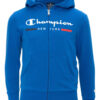Champion Felpa Full Zip graphic Felpa Blu Bambino