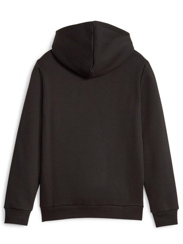 Puma Ess Logo Lab Hoodie Fl Felpa Con Cappuccio Nera Bambino