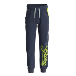 Guess Active Classic Pantaloni Di Tuta Blu Gaillo Bambino