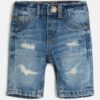 Guess Bermuda Di Jeans Blu Denim  Bambino