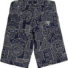 Guess All Over Print Bermuda Stampato Nero Bianco Bambini Ragazzi