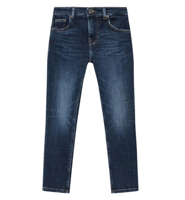 Guess Jeans Con Elastico In Vita Dark Blu Denim Bambino