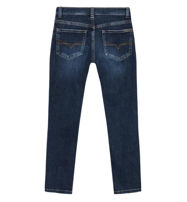 Guess Jeans Con Elastico In Vita Dark Blu Denim Bambino