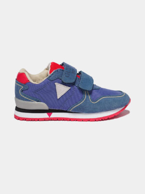 Guess Glorym Jr Scarpe Chiusura a Strappo Blu Bambino