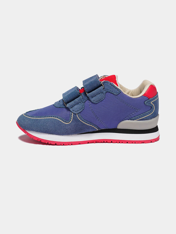 Guess Glorym Jr Scarpe Chiusura a Strappo Blu Bambino
