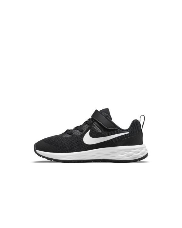 Nike Revolution 6 Running Scarpe Nere Bianche Bambini