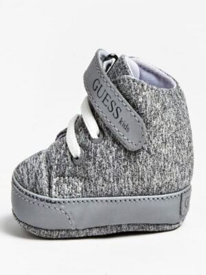 Guess Flyne Scarpe Da Culla Grigio Brillantinato Bambina