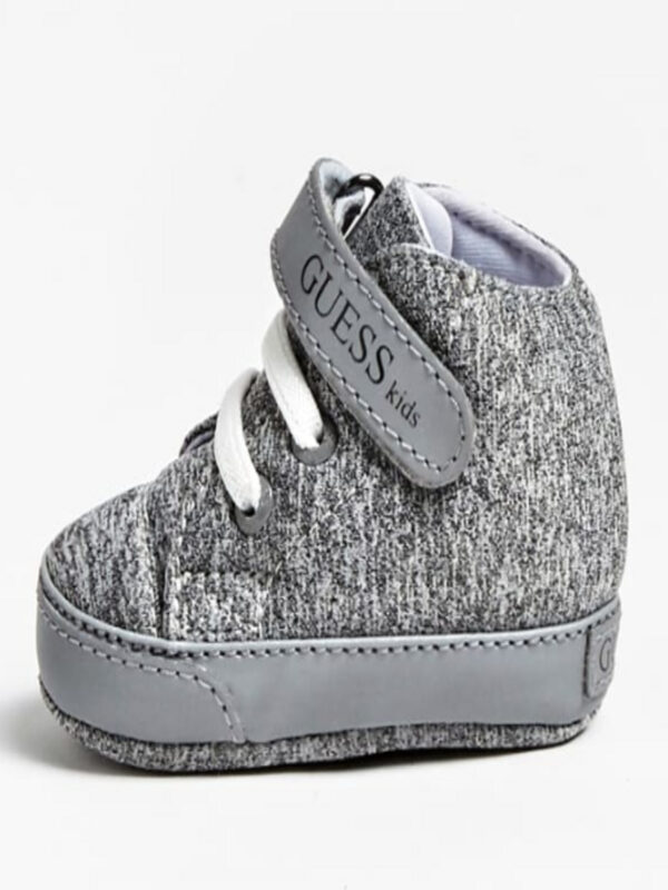 Guess Flyne Scarpe Da Culla Grigio Brillantinato Bambina