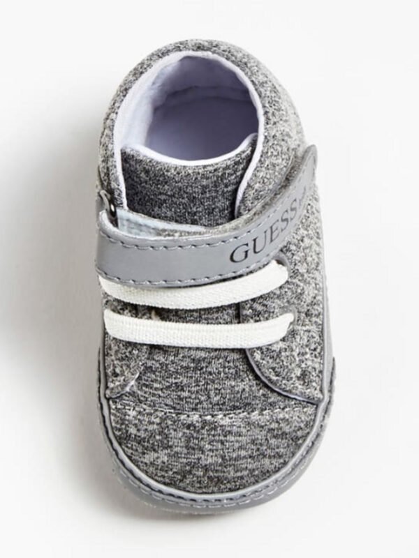 Guess Flyne Scarpe Da Culla Grigio Brillantinato Bambina