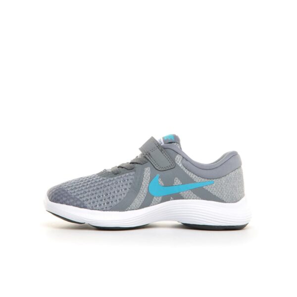 Nike Revolution 4 Scarpe Sportive Grigie Azzurre Bambini Ragazzi