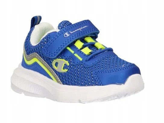 Champion Shout Out B Ps Scarpe Blu Giallo Fluo Bambini Ragazzi