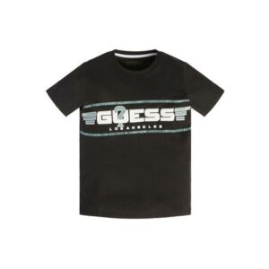 Guess T-shirt Nera  Bambino