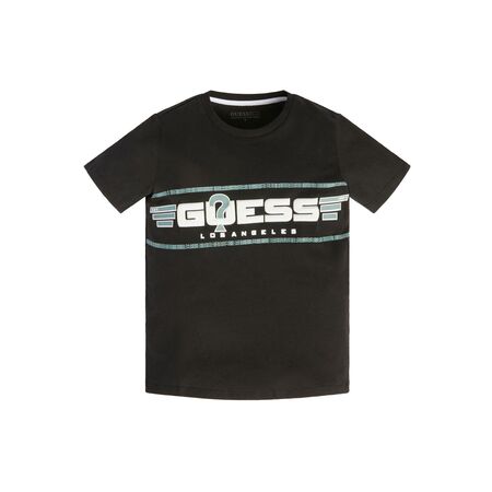 Guess T-shirt Nera  Bambino