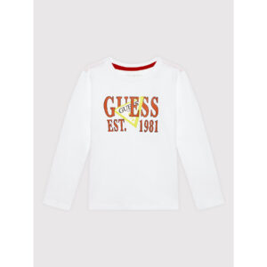 Guess Kid Maglietta Maniche Lunghe Bianche Bambino