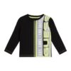 Guess Ls Maglietta Maniche Lunghe Nera Bambino