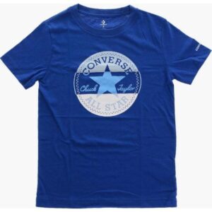 Converse T-shirt Total Blu Bambini Ragazzi