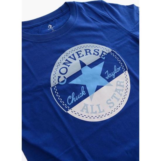 Converse T-shirt Total Blu Bambini Ragazzi