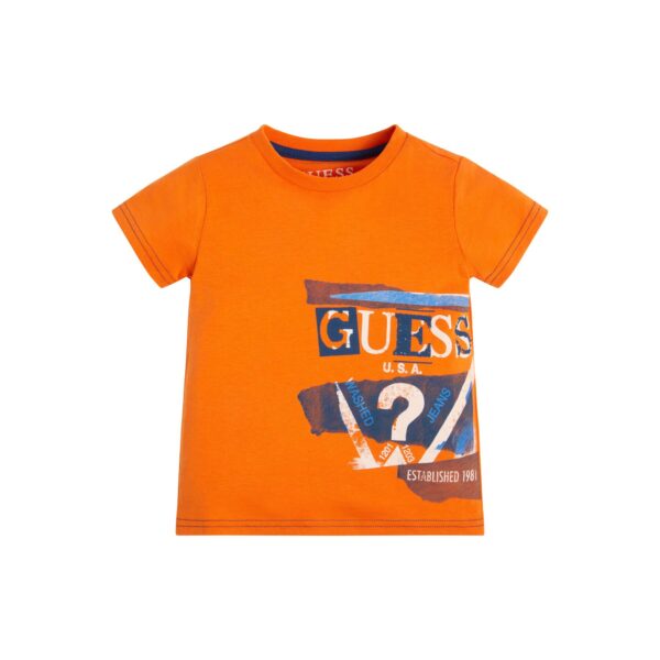 Guess Kid T-shirt  Arancione Bambini