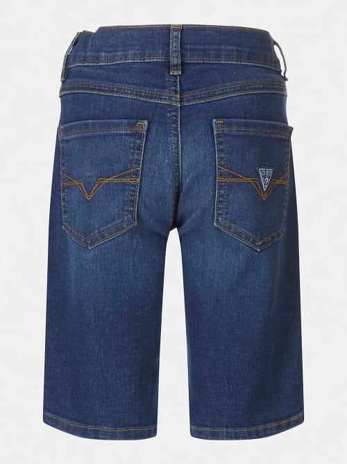 Guess Bermuda Di Jeans Blu Denim  Bambino