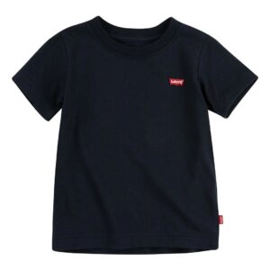 Levis Batwing Chest Hit  T-Shirt Nera Bambino