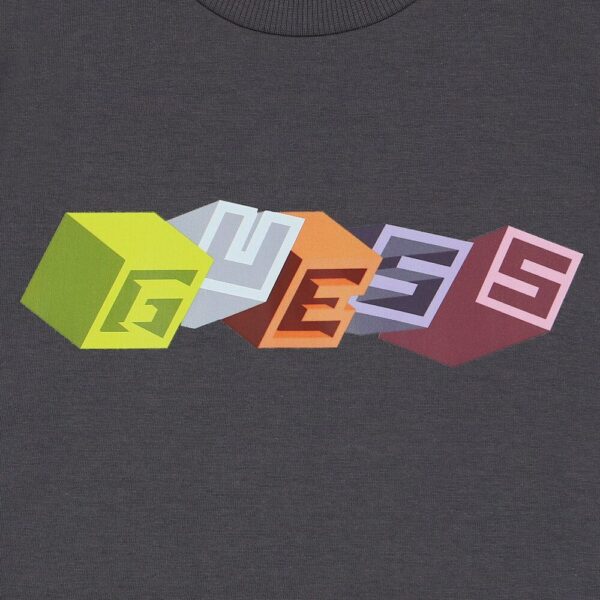 Guess Ss T-shirt Grigia Bambino