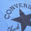 Converse Kids Chuck Patch Tee T-Shirt Azzurra Bambino