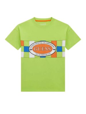 Guess Kids T-shirt Verde Lime  Bambino