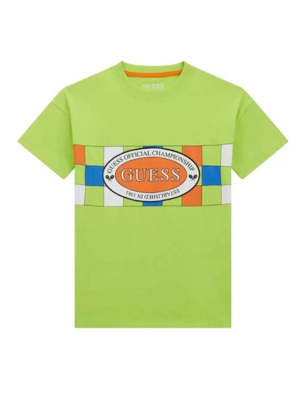 Guess Kids T-shirt Verde Lime  Bambino