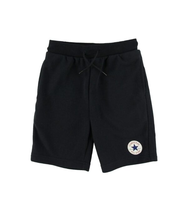 Converse b print chuck patch Bermuda Nero Bambini Ragazzi