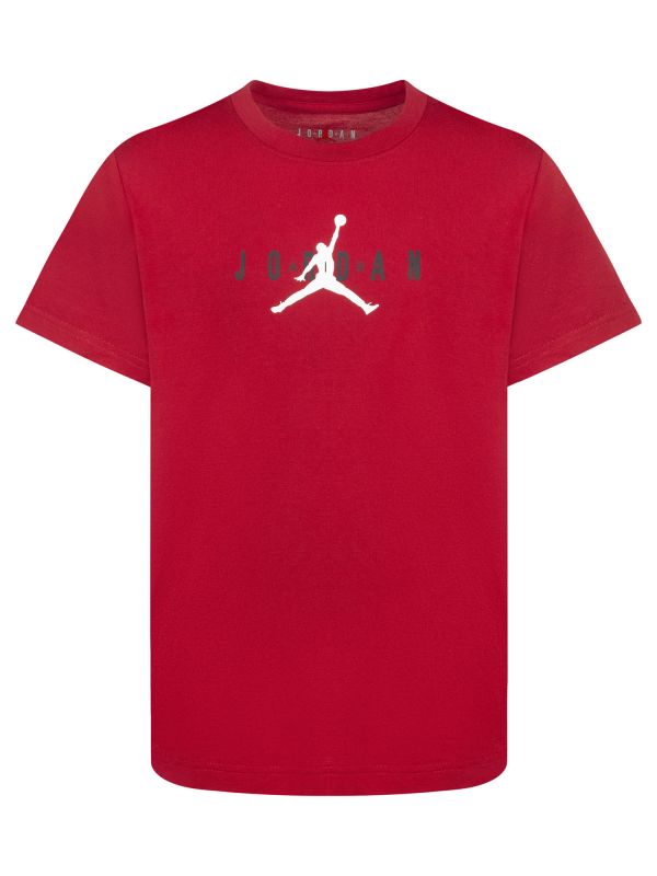 Jordan Jumpman Sustainable Graphic Tee T-shirt Rossa Bambino