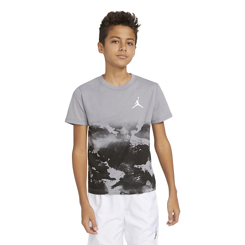 Jordan Watercolor Jrd T-shirt Grigia Bambino