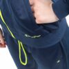 Champion Full Zip Suit Completo Tuta Blu Giallo Fluo Donna