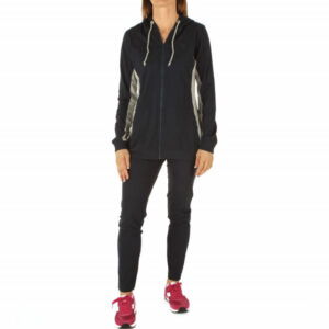 Diadora Trening  Hooded Fz Core Completo Tuta Blu Donna