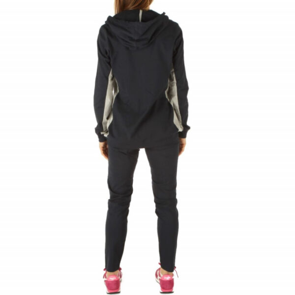 Diadora Trening  Hooded Fz Core Completo Tuta Blu Donna