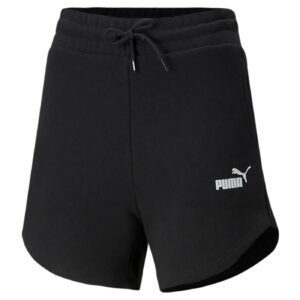 Puma Ess 5 High Waist Sh Bermuda Neri Donna