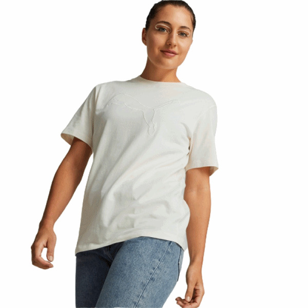 Puma Her Tee T-shirt Bianca Donna