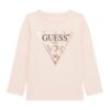 Guess Kids Maglietta Maniche Lunghe Rosa Chiaro Bambina