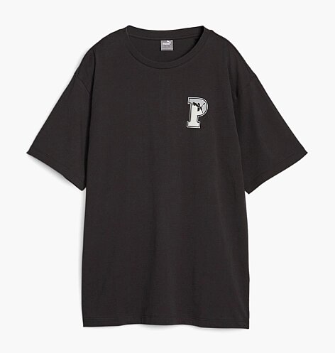 Puma Squad P Tee T-shirt Nera Donna