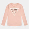 Guess Maglietta Maniche Lunghe Total Pink Bambine Ragazze