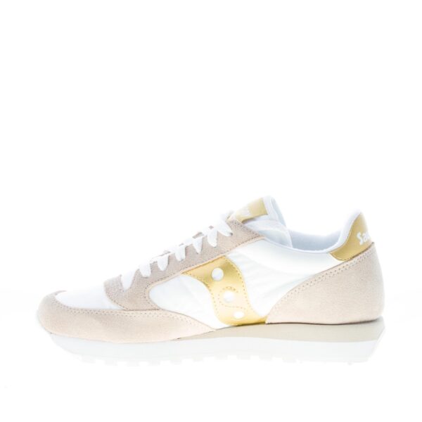 Saucony Jazz Original Scarpe Bianche Oro Donna