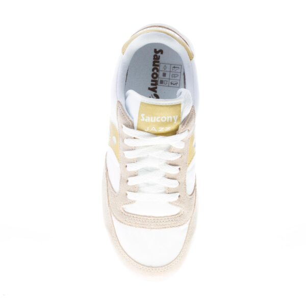 Saucony Jazz Original Scarpe Bianche Oro Donna