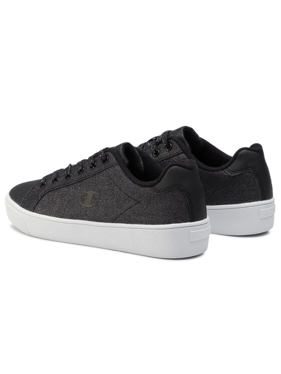 Champion Alex Canvas Gli Scarpe Nere Glitterate Donna