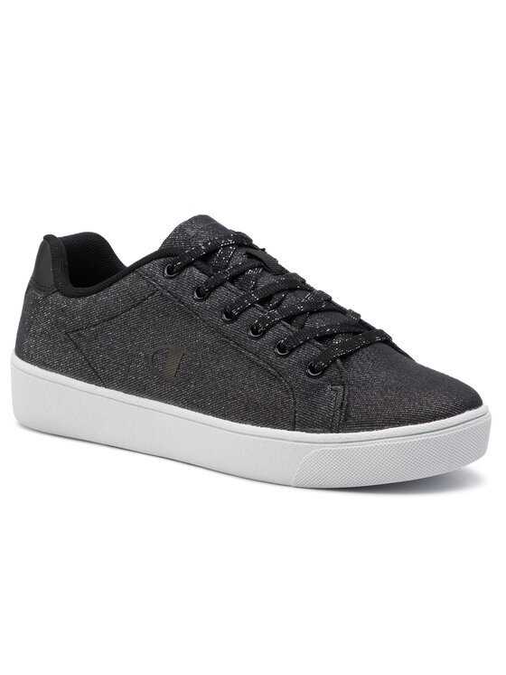 Champion Alex Canvas Gli Scarpe Nere Glitterate Donna