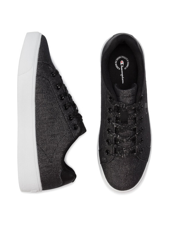 Champion Alex Canvas Gli Scarpe Nere Glitterate Donna